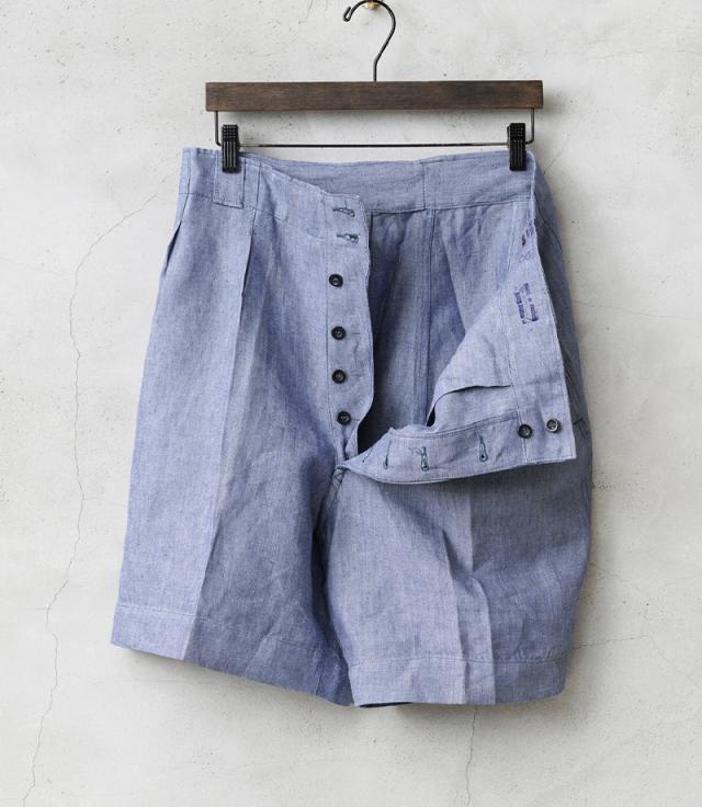 50s~60s VINTAGE French コットン リネン パンツ 古着 50s~60s VINTAGE French コットン リネン パンツ 古着