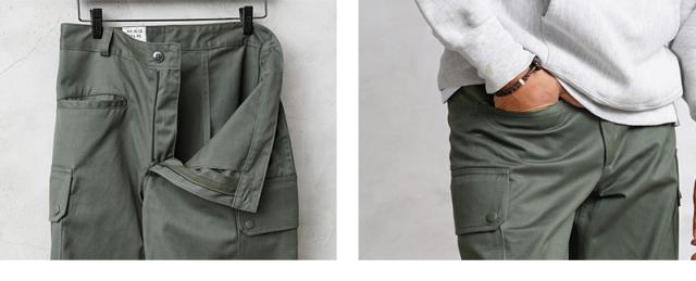 実物 新品 デッドストック フランス軍 AIR FORCE フィールドパンツ（アビエイターパンツ）【Cx】【I】｜ミリタリーパンツ カーゴパンツ ワークパンツ メンズ ボトムス 軍パン 軍モノ 軍放出品 大きいサイズ_10