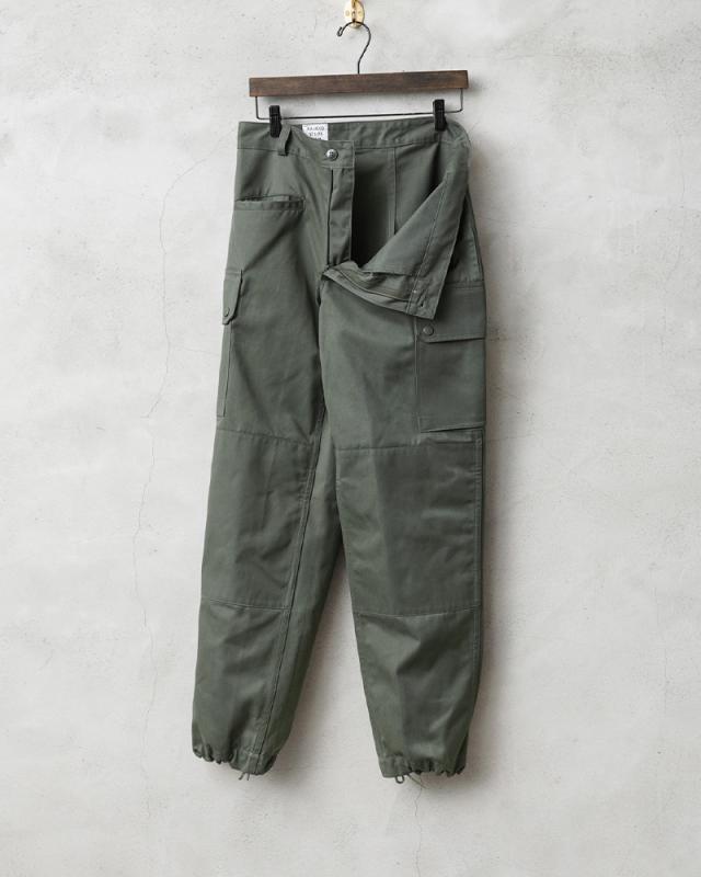 実物 新品 フランス軍 AIR FORCE フィールドパンツ 80M(Lサイズ相当) オリーブ