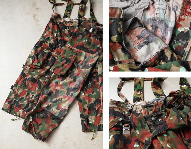 スモールサイズ】実物 USED スイス軍 M-70 オーバーオール