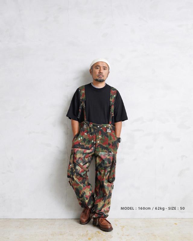 ベルギー軍 軍幕 used ヴィンテージ ベルギー軍 テントシートM54カモフラージュ USED EE616NN <br>軍