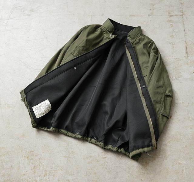 実物 新品 デッドストック 米軍 ケミカル プロテクティブ ジャケット【Cx】【I】｜ミリタリージャケット フィールジャケット メンズ アウター 軍放出品 軍モノ 大きいサイズ 撥水 オリーブ カーキ_13