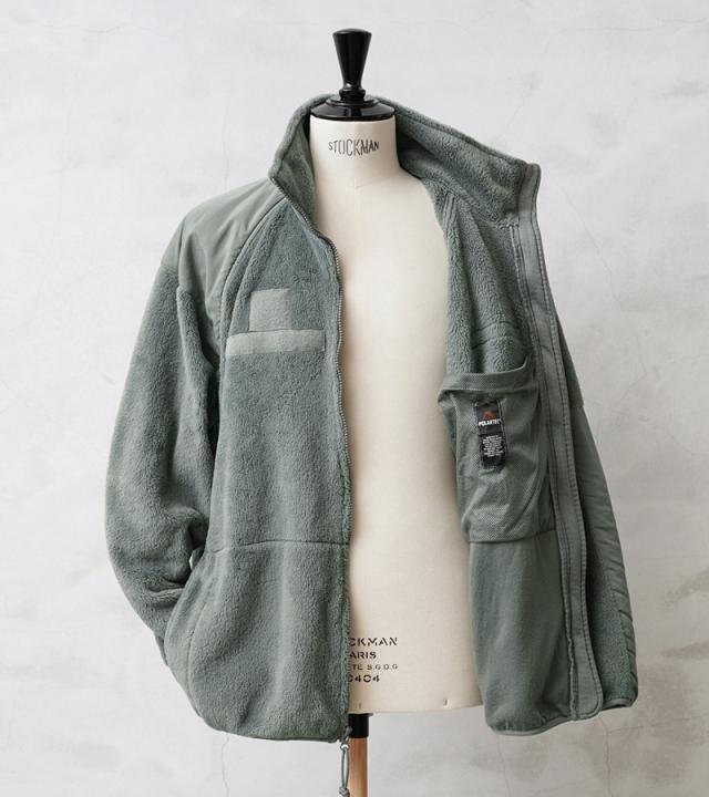実物 米軍 ECWCS Gen3 POLARTEC（ポーラテック） フリースジャケット FOLIAGE USED FIRST QUALITY【Cx】【I】｜ミリタリージャケット メンズ アウター アウトドア 軍モノ 軍放出品 大きいサイズ ゆったり 暖かい 防寒_7