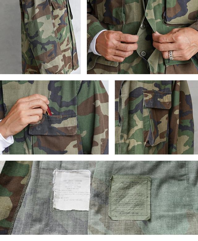 値下げ‼️新品未使用米軍放出品 カムフラージュレインパンツ TROUSER M/L wip_18013104_7.jpg