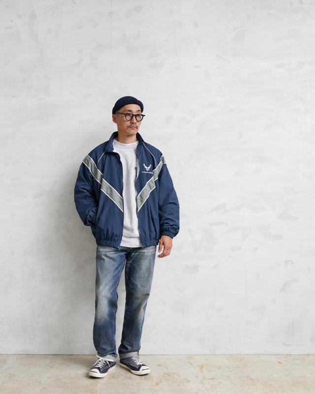 実物 USED 米軍 U.S.AIR FORCE PTU ジャケット NAVY フード付き 実物 USED 米軍 U.S.AIR FORCE PTU ジャケット NAVY フード付き