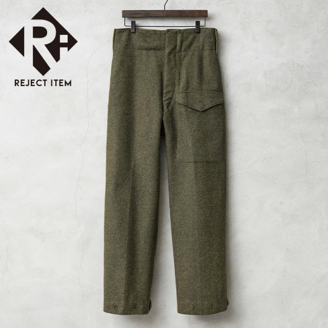 リジェクト 訳あり品 実物 新品 デッドストック カナダ軍 BATTLE DRESS（バトルドレス）ウール トラウザーズ フロントフラップポケット【Cx】【I】