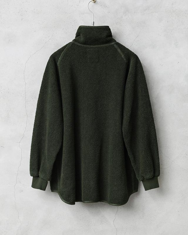 実物 USED オランダ軍 FIRE RESISTANT フリース ライナージャケット ショートボア【Cx】【I】｜ミリタリー アウター トップス 防寒 保温 ジャージ カーキ オリーブ メンズ レディース 古着 軍放出品_2