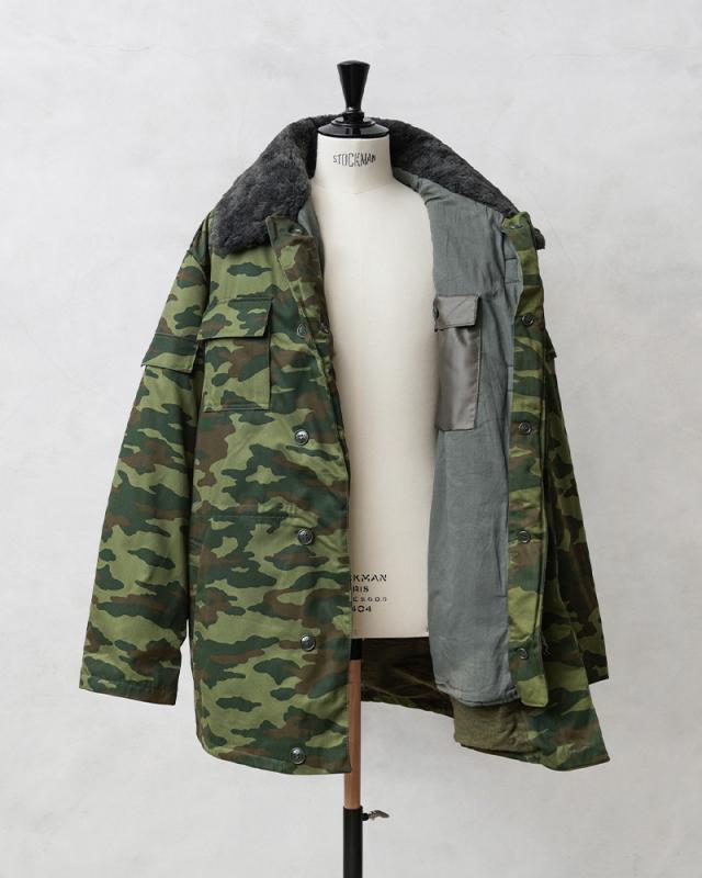 ロシア軍　ウィンタージャケット　フローラカモ　VSR-98上下セット　Lサイズ MILITARY 実物 新品 デッドストック ロシア軍 VSR-98 フローラ