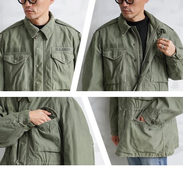 リジェクト 訳あり品 実物 USED 米軍 M-51 フィールドジャケット コンディションA【Cx】【I】_10