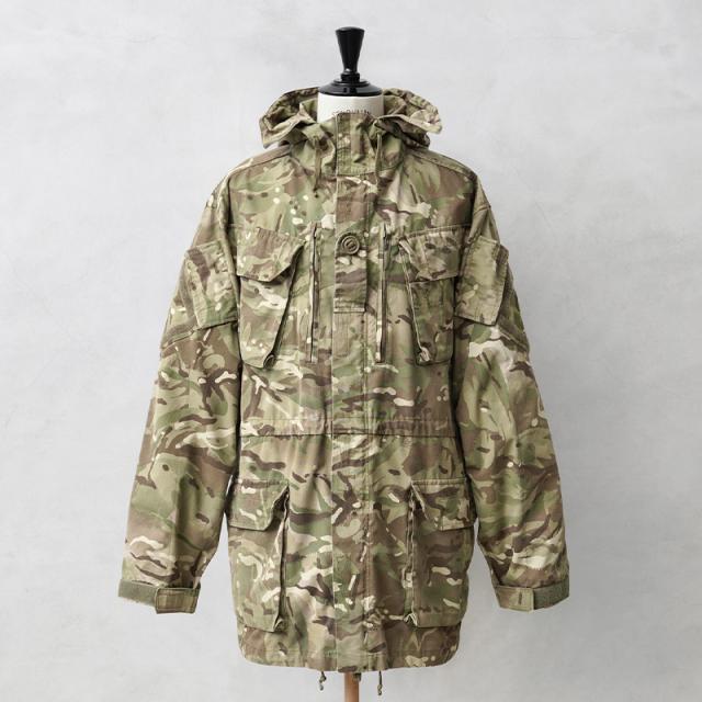 実物 USED イギリス軍 WINDPROOF コンバット スモック MTP【Cx】【I】｜ミリタリー ジャケット コート パーカー フーディー フード マウンテンパーカ 迷彩 カモ柄 カモフラ 古着 おしゃれ