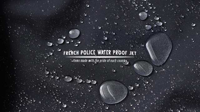 新品 フランス警察 POLICE NATIONALE WATERPROOF