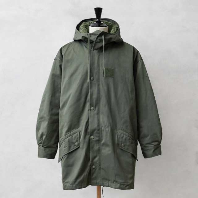 実物 新品 デッドストック フランス軍 F-1 HBT パーカーコート ボアライナー付き【Cx】【I】｜ミリタリー アウター メンズ モッズコート の通販は