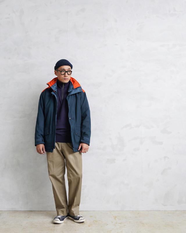 実物 新品 デッドストック イタリア軍 M.M NAVY デッキパーカー