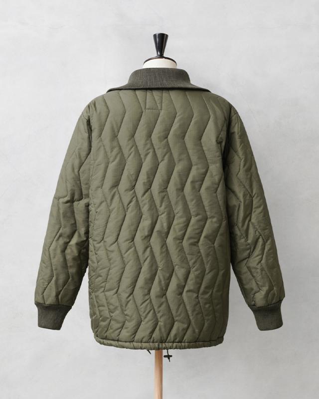 実物 USED ドイツ軍 キルティングライナー ジャケット ダブルジップ