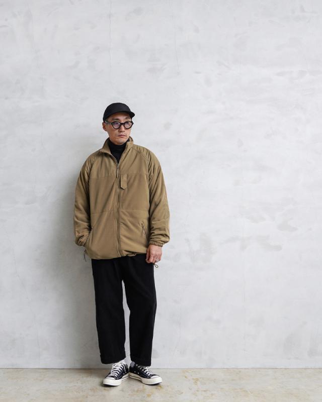 実物 新品 デッドストック 米軍 U.S.NAVY NWU TYPEII／IIIパーカー用 フリースライナージャケット【Cx】【I】｜ミリタリー アウター メンズ ブラウン 茶 アメリカ軍 保温 防寒 レイヤー 大きいサイズ おしゃれ