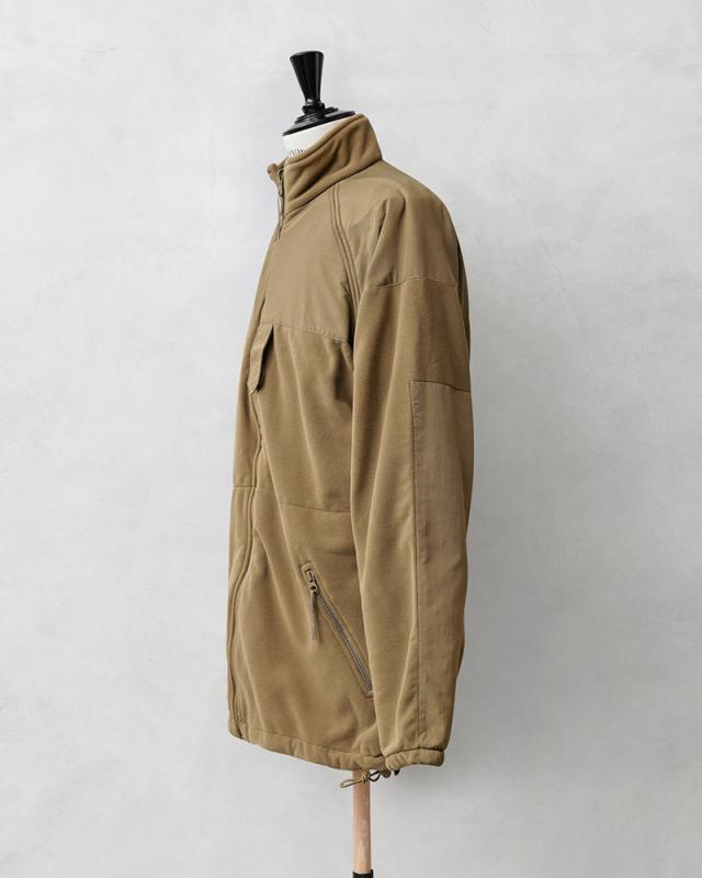 実物 新品 デッドストック 米軍 U.S.NAVY NWU TYPEII／IIIパーカー用 フリースライナージャケット【Cx】【I】｜ミリタリー アウター メンズ ブラウン 茶 アメリカ軍 保温 防寒 レイヤー 大きいサイズ おしゃれ