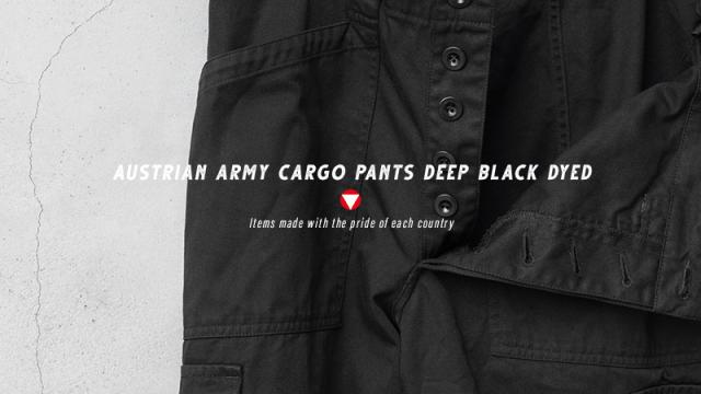 実物 新品 デッドストック オーストリア軍 ファティーグカーゴパンツ
