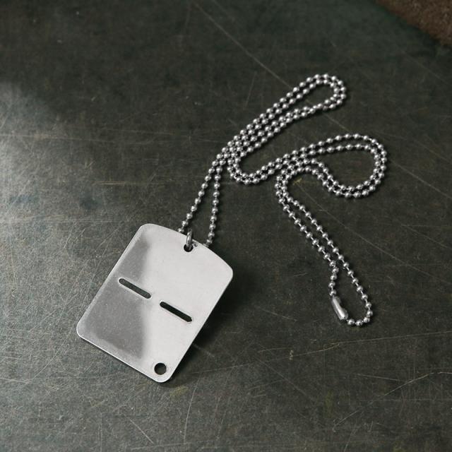 実物 新品 イタリア軍 ドッグタグ【Cx】【T】｜メンズ アクセサリー