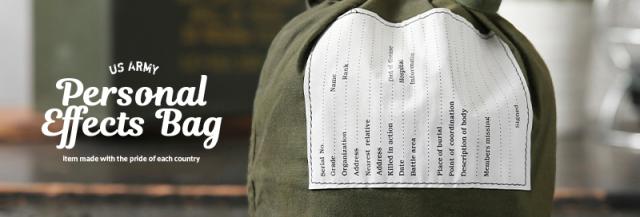 実物 未使用 デッドストック 米軍 パーソナルエフェクツバッグ SMALL waiper_slb082902102