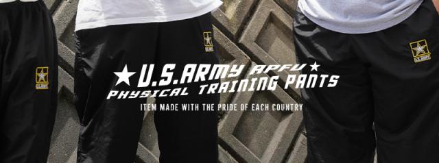 K*a様 U.S ARMY アメリカ軍 APFU ナイロンジャケット パンツ セ U.S.ARMY APFU TRAINING PANTS 米軍トレーニングパンツ ナイロン