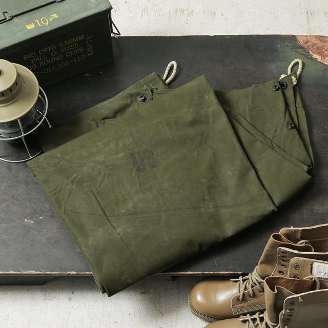 実物 USED 米軍 テントシェルター ハーフ （パップテント）【Cx】【I】｜メンズ ミリタリー キャンプ アウトドア ソロキャンプ カラビナ アメリカ軍 軍幕 カーキ オリーブ 古着 おしゃれ