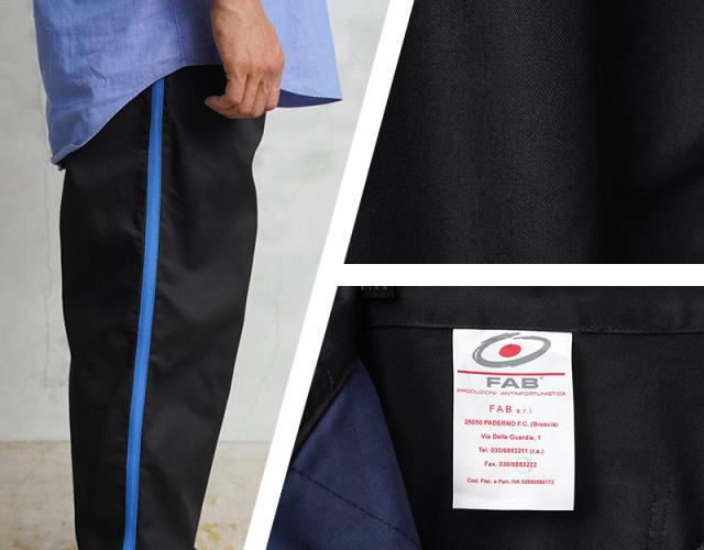 実物 新品 デッドストック イタリア軍 AIR FORCE ブルー サイドライン DRESS トラウザーズ #3 / コットンツイル【Cx】【I】｜コットンパンツ ラインパンツ スラックス ドレスパンツ ミリタリー 黒 古着 ファッション おしゃれ_10
