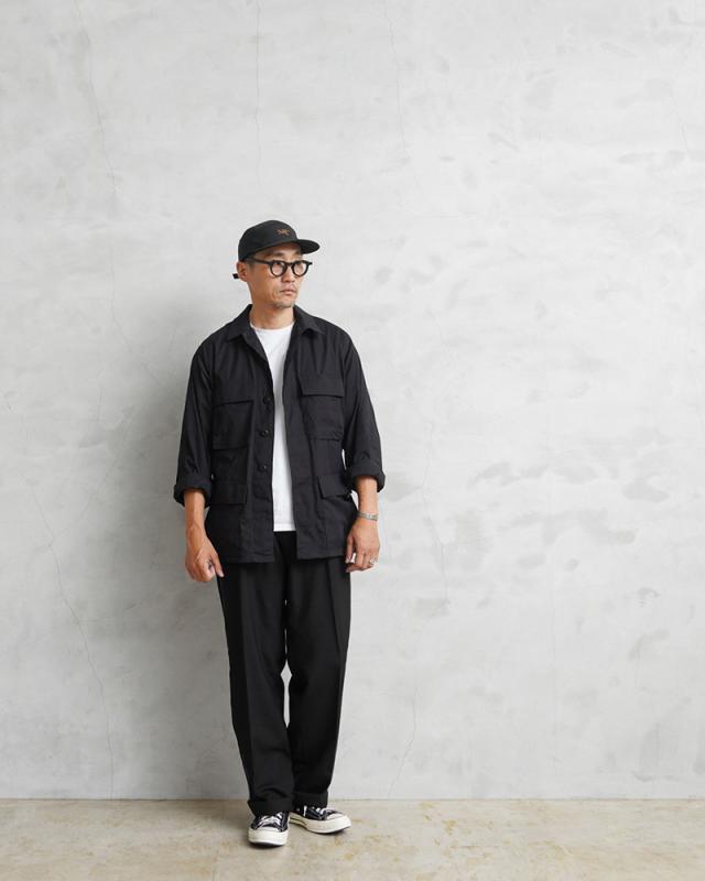 実物 新品 デッドストック イタリア軍 AIR FORCE ブルー サイドライン DRESS トラウザーズ #4 / PURE WOOL【Cx】【I】｜ウールパンツ ラインパンツ スラックス ドレスパンツ ミリタリー 黒 古着 ファッション おしゃれ_2