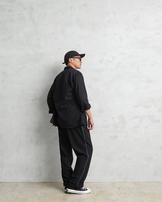 実物 新品 デッドストック イタリア軍 AIR FORCE ブルー サイドライン DRESS トラウザーズ #4 / PURE WOOL【Cx】【I】｜ウールパンツ ラインパンツ スラックス ドレスパンツ ミリタリー 黒 古着 ファッション おしゃれ_3