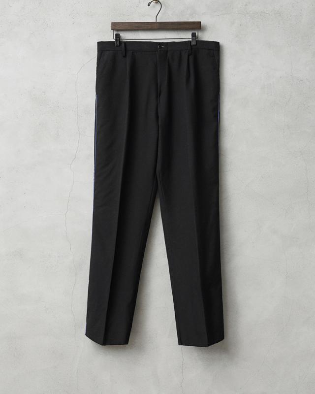 実物 新品 デッドストック イタリア軍 AIR FORCE ブルー サイドライン DRESS トラウザーズ #4 / PURE WOOL【Cx】【I】｜ウールパンツ ラインパンツ スラックス ドレスパンツ ミリタリー 黒 古着 ファッション おしゃれ_4