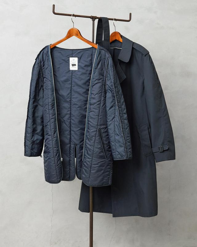 実物 新品 デッドストック 米空軍 U.S.AIR FORCE トレンチコート ライナー付き【Cx】【I】｜メンズ アウター ロングコート ビジネス カジュアル スーツ ネイビー 古着 ファッション おしゃれ_7
