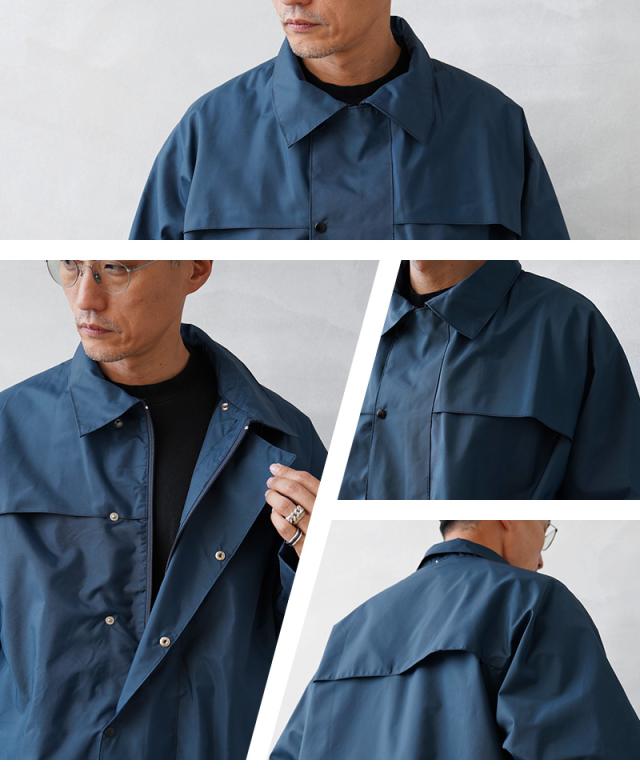 実物 USED イギリス軍 70s MK2A RAF（ROYAL AIR FORCE）Foul WEATHER ジャケット【Cx】【I】｜メンズ アウター 大きいサイズ レインコート 撥水 ブルー ナイロンジャケット ミリタリー 古着 ファッション おしゃれ_7