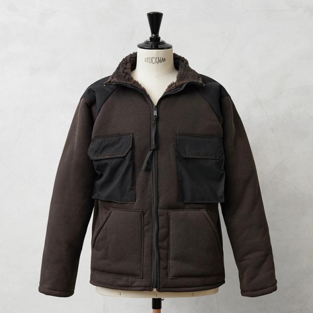 実物 新品 デッドストック 米軍 ECWCS GEN1 コールドウェザーライナー（ベアージャケット）【Cx】【I】｜メンズ アウター フリースジャケット アメリカ軍 ブラウン 大きいサイズ 防寒 保温 アウトドア 古着 ファッション おしゃれ