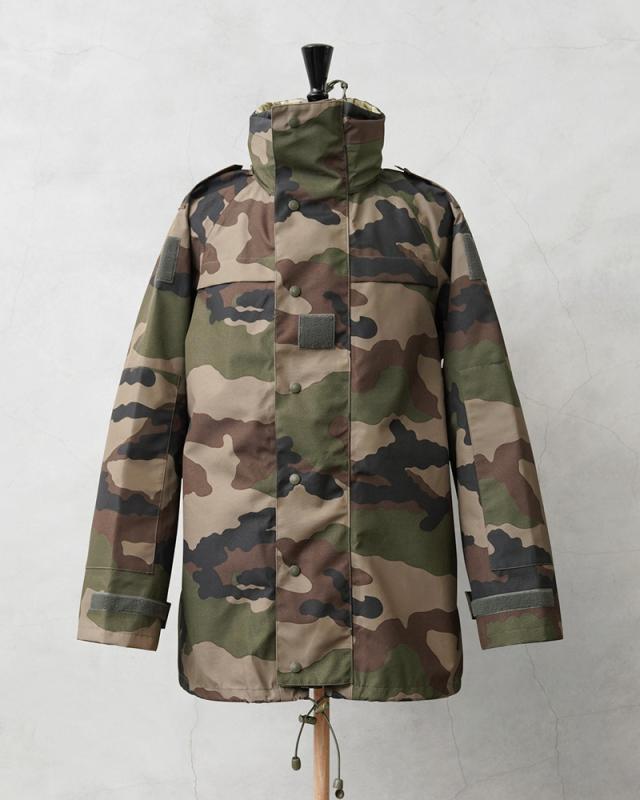 実物 USED フランス軍 CCE CAMO WATERPROOF フィールドパーカ 2ポケット【Cx】【I】｜メンズ アウター 大きいサイズ ミリタリー マウンテンパーカー 迷彩 カモフラージュ 古着 ファッション おしゃれ_11