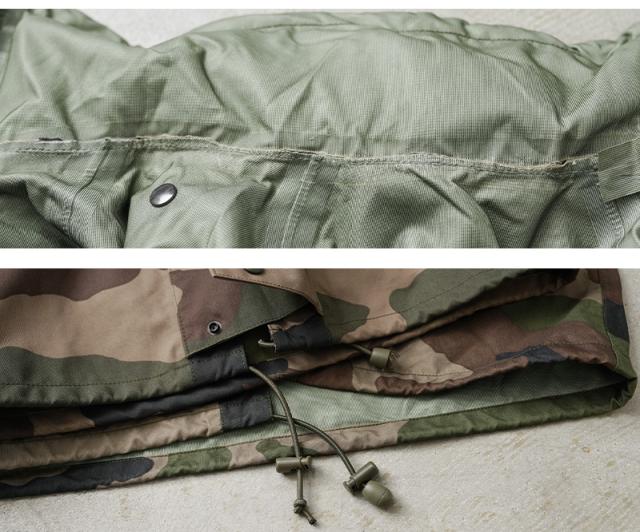 実物 USED フランス軍 CCE CAMO WATERPROOF フィールドパーカ 2ポケット【Cx】【I】｜メンズ アウター 大きいサイズ ミリタリー マウンテンパーカー 迷彩 カモフラージュ 古着 ファッション おしゃれ_17