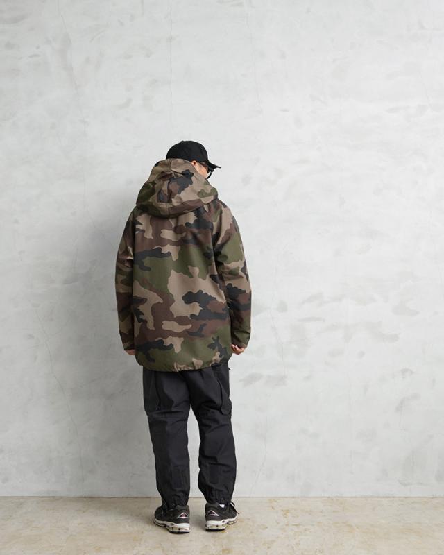 実物 USED フランス軍 CCE CAMO WATERPROOF フィールドパーカ 2ポケット【Cx】【I】｜メンズ アウター 大きいサイズ ミリタリー マウンテンパーカー 迷彩 カモフラージュ 古着 ファッション おしゃれ_4