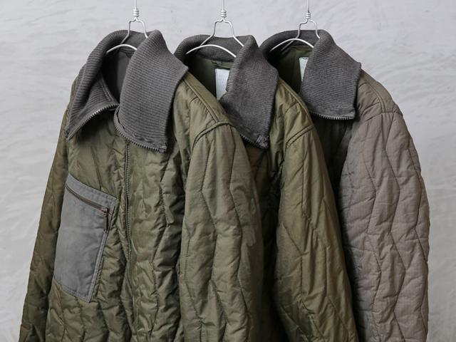実物 USED ドイツ軍 キルティングライナー ジャケット シングルジップ【Cx】【I】 ｜ミリタリー メンズファッション 古着 防寒 リップストップ ミリタリージャケット 軍物 カモフラージュ アウター 重ね着 希少 レイヤード_8