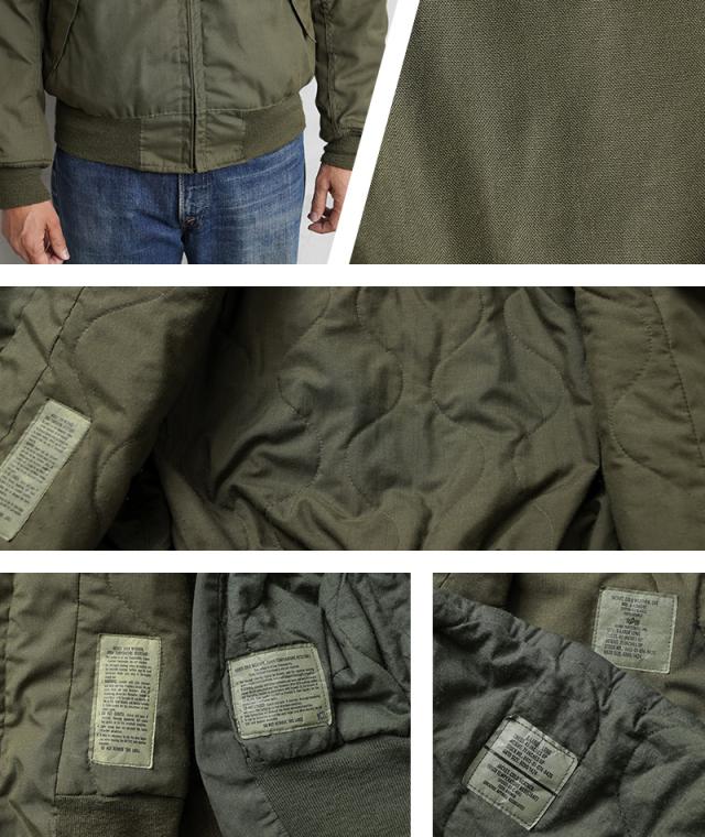 実物 USED 米軍 CVC COLD WEATHER NOMEX タンカースジャケット【Cx