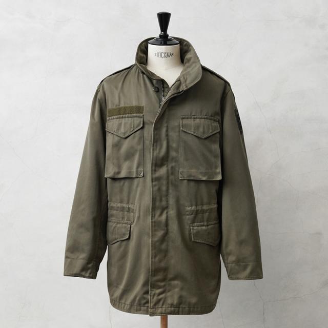 実物 USED オーストリア軍 M-65 フィールドジャケット【Cx】【I】｜メンズ アウター ミリタリー 大きいサイズ コート カジュアル ポケット多い 軍放出品 古着 ファッション おしゃれ