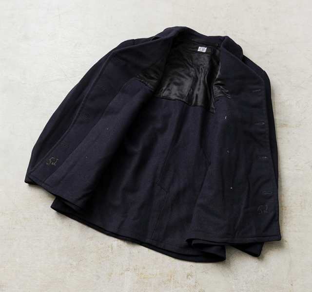 実物 USED スウェーデン軍 ダブルフェイス 8ボタン ウール