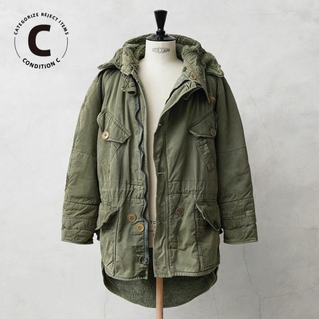 希少 実物 USED イギリス軍 MIDDLE PARKA（ミドルパーカー）3rd 後期型 コンディションC【Cx】【I】｜メンズ アウター ヴィンテージ ミリタリー 大きいサイズ カーキ 古着 ファッション おしゃれ