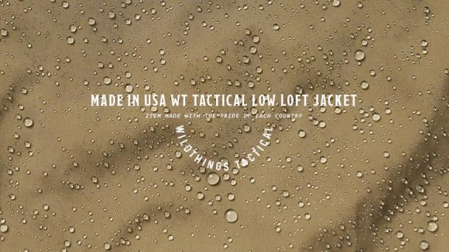 MADE IN USA 新品未使用 WT TACTICAL LOW LOFT ジャケット COYOTE【Cx】【T】｜メンズ レディース ミリタリージャケット ダウンジャケット ローロフトジャケット スタンドカラージャケット タクティカル 中綿 米軍 防水 撥水_1