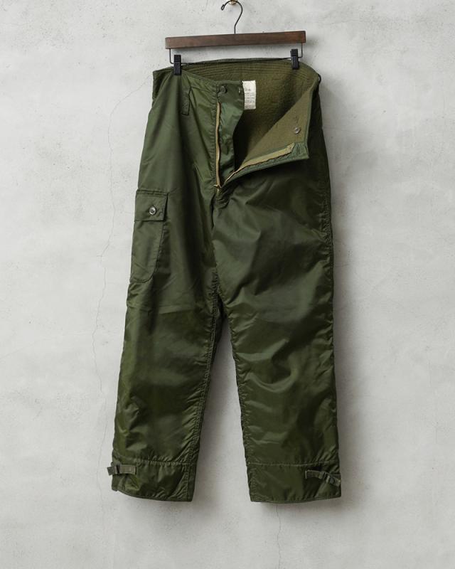 実物 USED 米軍 U.S.NAVY EXTREME COLD WEATHER IMPERMEABLE デッキパンツ【Cx】【I】｜ミリタリー メンズファッション アメカジ 古着 ナイロン 防寒 ヴィンテージ アウトドア バイカー ツーリング ファティーグパンツ カーゴパンツ 海軍