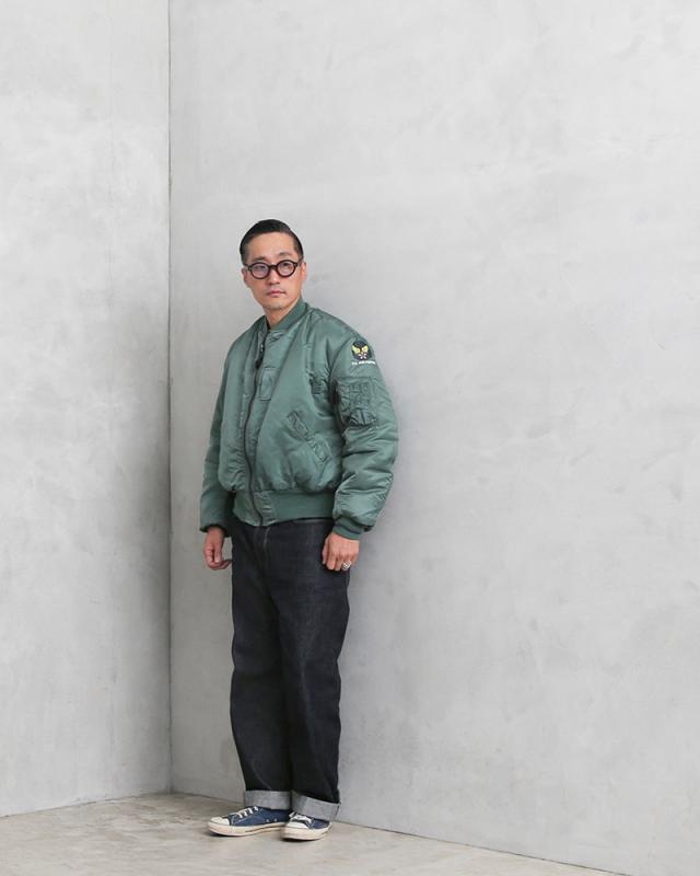 MA-1 GREENBRIER グリーンブライヤー SAGE XLサイズ 71A176yI42L._UY1000_.jpg
