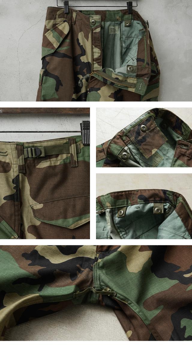 実物 新品 デッドストック 米軍 M-65フィールドカーゴパンツ ウッドランド迷彩【Cx】【I】｜ミリタリーパンツ メンズ ボトムス カジュアの通販は