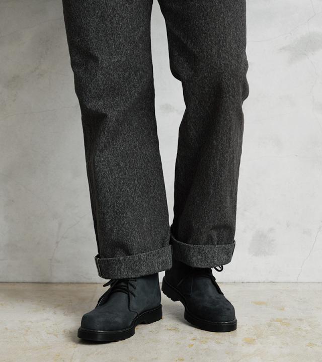 実物 新品 デッドストック カナダ軍 スエード チャッカブーツ チャコールブラック【Cx】【T】｜メンズ シューズ 靴 革靴 黒 カジュアル デザートブーツ ミリタリー 古着 ファッション おしゃれ