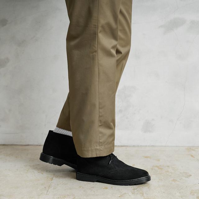 実物 新品 デッドストック カナダ軍 スエード チャッカブーツ ブラック【Cx】【T】｜メンズ シューズ 靴 革靴 黒 カジュアル デザートブーツ ミリタリー 古着 ファッション おしゃれ