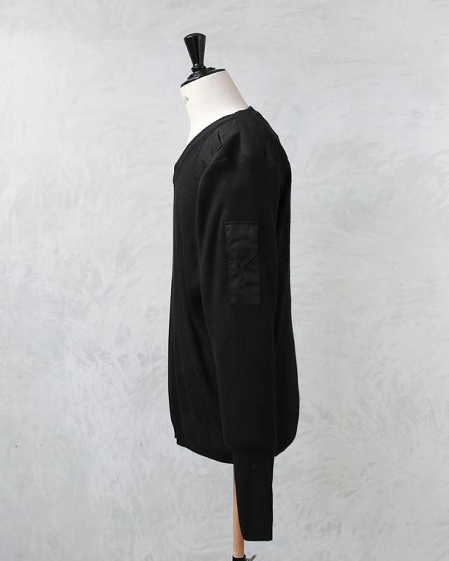 visvim ブラック Vネック セーター visvim ブラック Vネック セーター Visvim ケーブルニット V