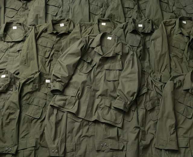 実物 新品 デッドストック 米軍 60〜70's ジャングルファティーグ ジャケット 5th / JUNGLE FATIGUE  JACKET【Cx】【T】｜メンズ アウター 大きいサイズ ミリタリー 薄手 ポケット多い カーキ 古着 ファッション おしゃれの通販はau PAY  マーケット - ミリタリーショップ ...