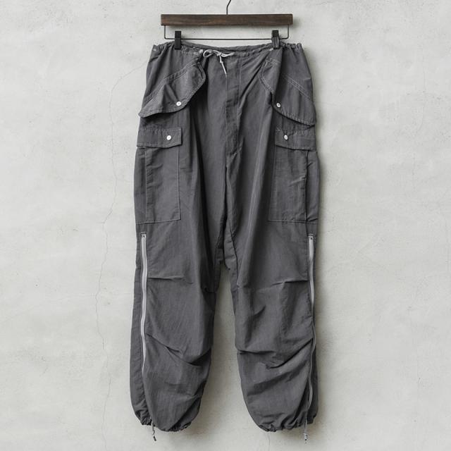 実物 USED 米軍 スノーカモ オーバーパンツ ガーメントダイ GREY染め【Cx】【I】｜メンズ ボトムス 大きいサイズ ミリタリー カーゴパンツ 軍パン ワイドパンツ 古着 ファッション おしゃれ