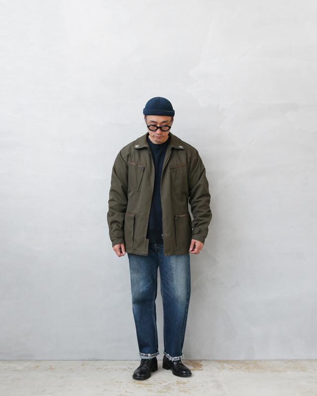 実物 USED イタリア軍 パラトルーパージャケット ライナー付き オリーブ【Cx】【I】｜メンズ アウター ミリタリー 大きいサイズ カジュアル ポケット多い 作業着 カーキ 古着 ファッション おしゃれ_2